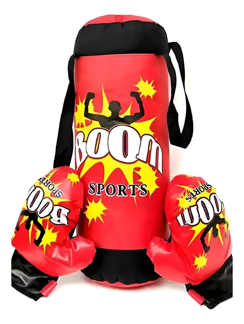 SACO DE BOXEO INFANTIL CON GUANTES PARA ENTRENAMIENTO Y DIVERSION - 1