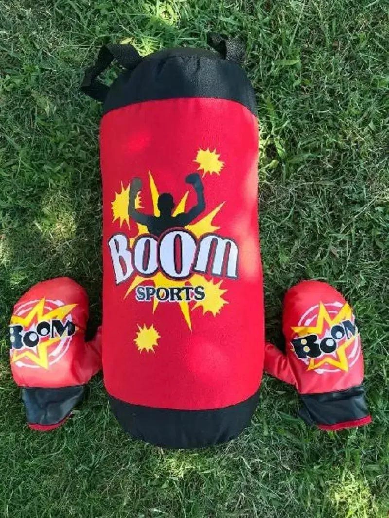 SACO DE BOXEO INFANTIL CON GUANTES PARA ENTRENAMIENTO Y DIVERSION - 2
