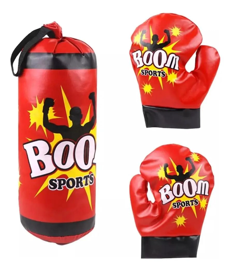 KIT DE BOXEO INFANTIL CON SACO Y GUANTES PARA ENTRENAMIENTO - 1