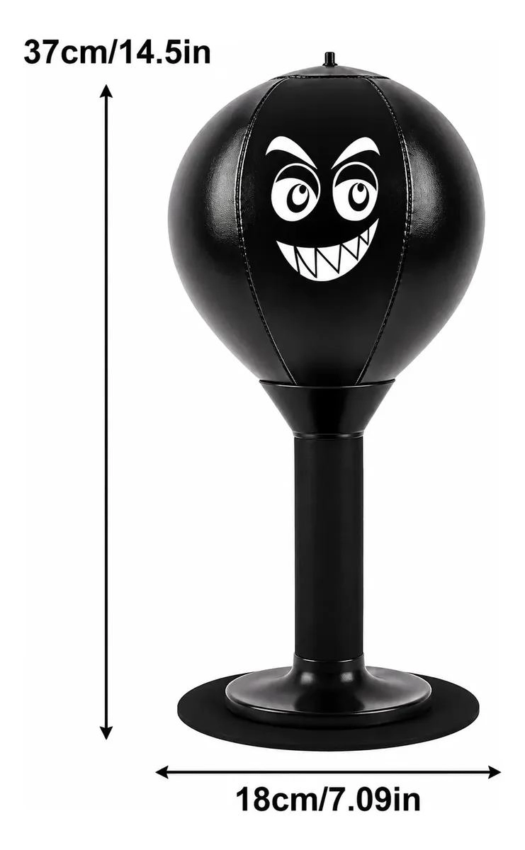 SET DE BOXEO CON PUNCHING BALL DE MESA PARA NIÑOS Y ADULTOS - 4