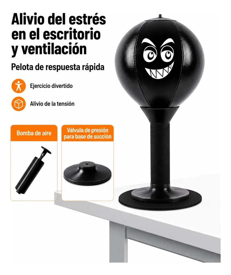 SET DE BOXEO CON PUNCHING BALL DE MESA PARA NIÑOS Y ADULTOS - 5