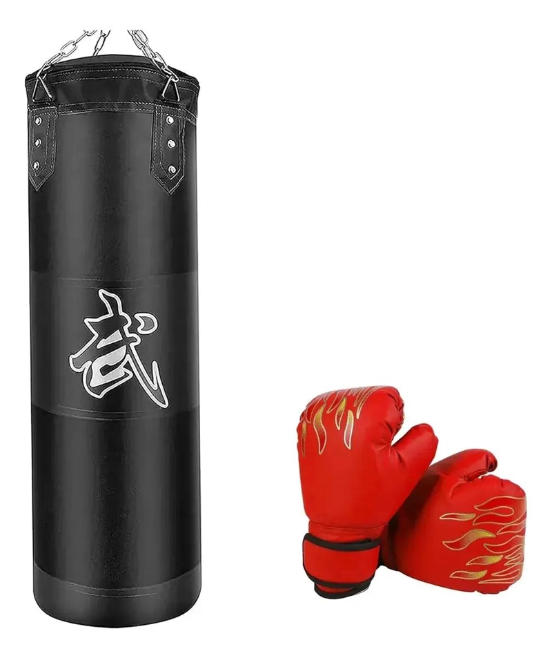 SACO DE BOXEO VACIO CON CADENAS PARA ENTRENAMIENTO INTENSO - 1