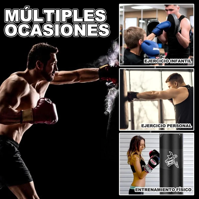 SACO DE BOXEO VACIO CON CADENAS PARA ENTRENAMIENTO INTENSO - 2