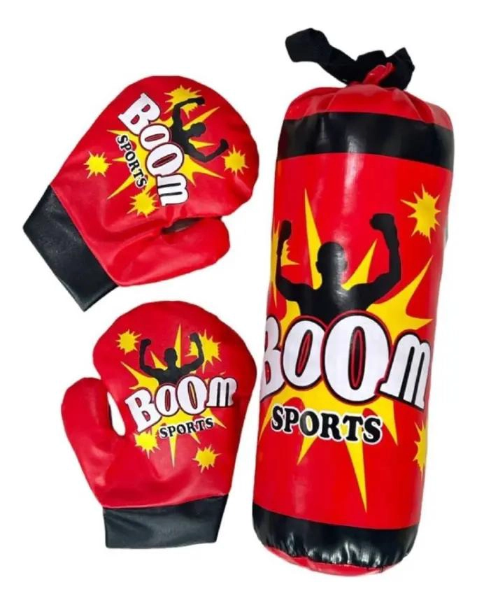 SACO DE BOXEO INFANTIL CON GUANTES PARA ENTRENAMIENTO SEGURO Y DIVERTIDO - 1