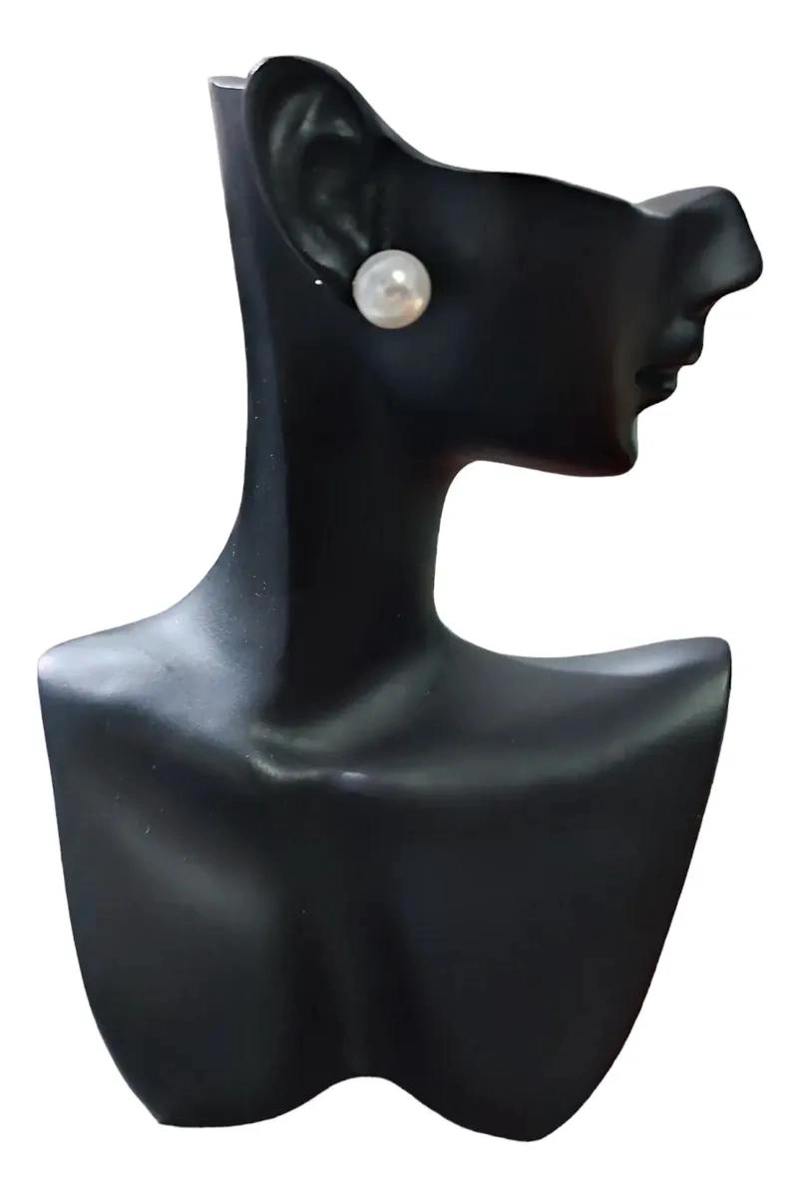 PAR DE AROS CON PERLAS DE 9MM EN PLATA LEY 925 CON COLORES VARIADOS - 2