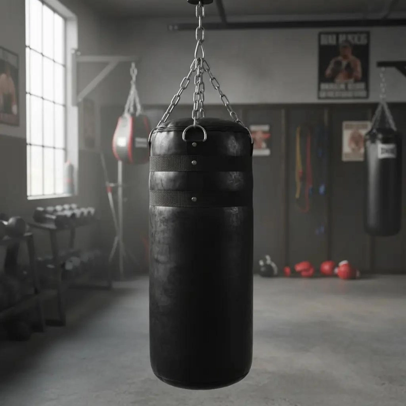 GENÉRICO SACO DE BOXEO DE 100 CM CON RELLENO DE ASERRIN PARA ENTRENAMIENTO
