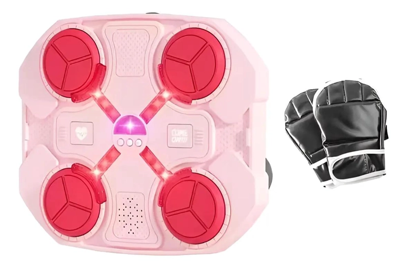 MAQUINA DE BOXEO INTERACTIVA CON MUSICA Y CONEXION BLUETOOTH PARA NIÑAS - 1