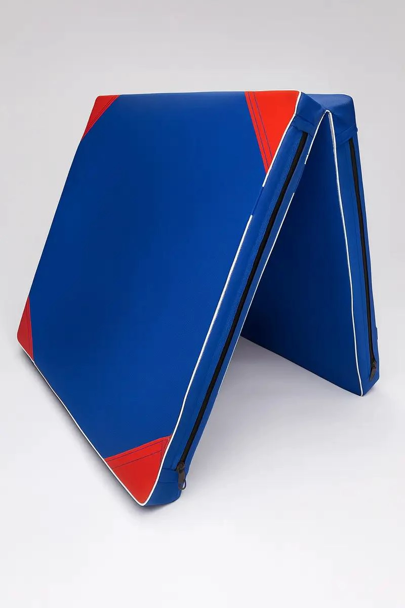 COLCHONETA DEPORTIVA PLEGABLE DE 150X50X5 CM EN COLOR AZUL - 2