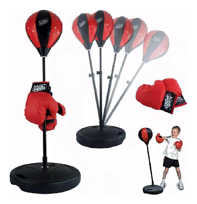 SACO DE BOXEO PARA NIÑOS CON BASE AJUSTABLE Y DISEÑO SEGURO - 1
