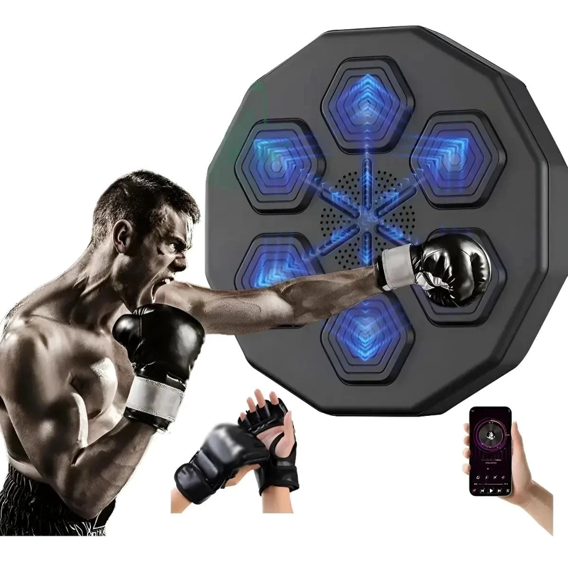 MAQUINA DE BOXEO PARA ENTRENAMIENTO EN PARED CON GUANTE INCLUIDO - 1