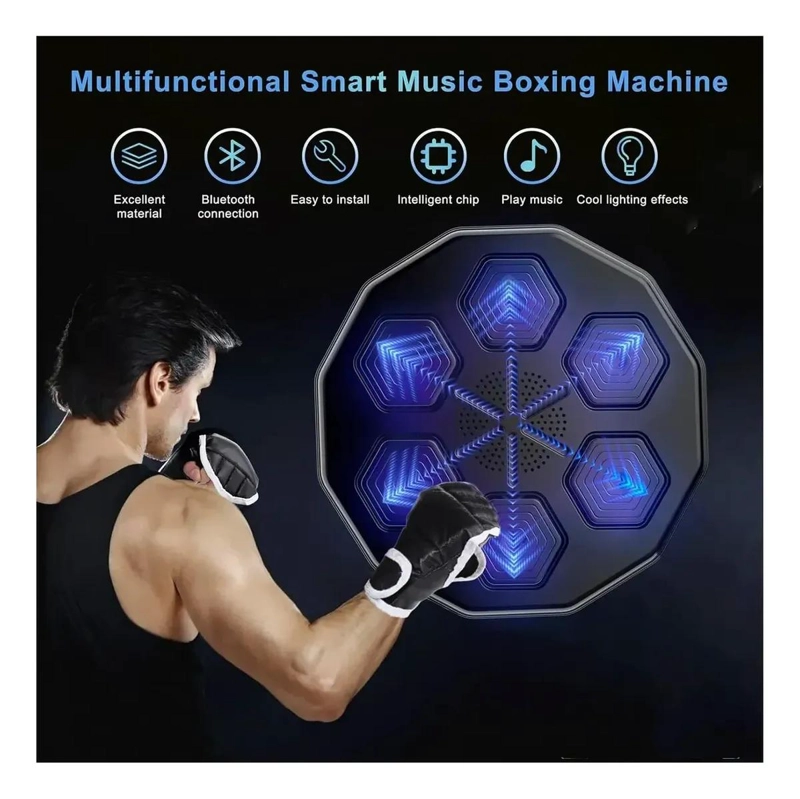 MAQUINA DE BOXEO PARA ENTRENAMIENTO EN PARED CON GUANTE INCLUIDO - 5