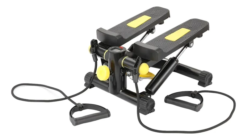 MINI STEPPER CON BANDAS DE RESISTENCIA PARA EJERCICIO EN CASA - 2