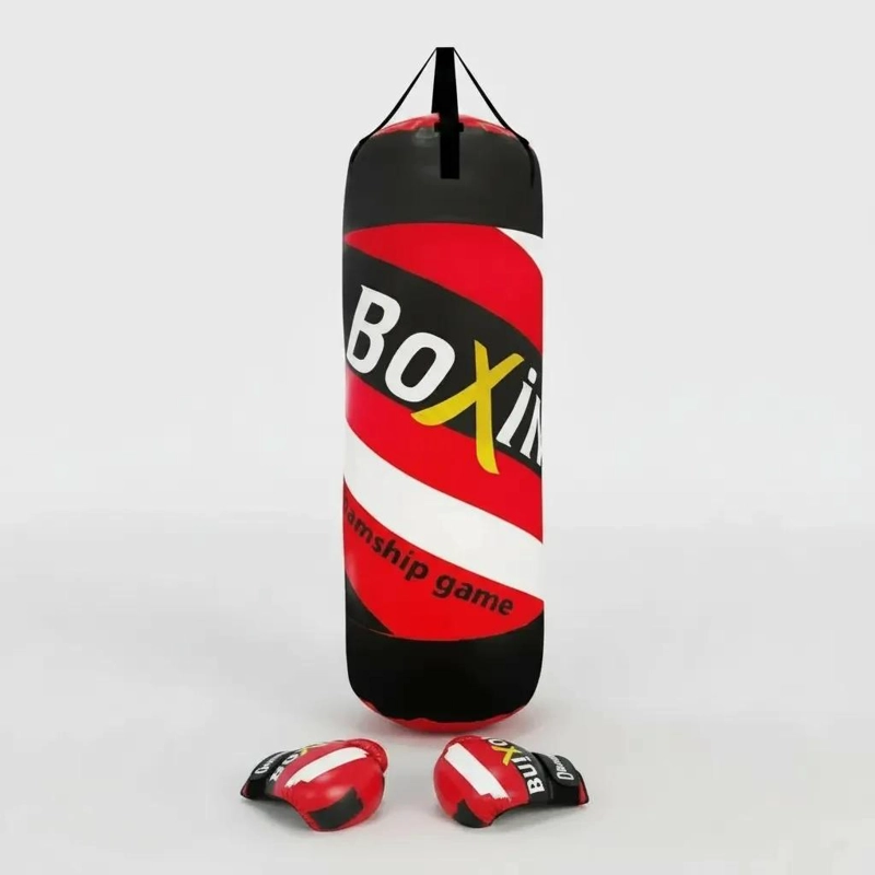 SET DE SACO DE BOXEO DE 50 CM PARA NIÑOS CON GUANTES DE ENTRENAMIENTO - 1