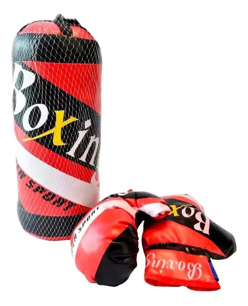 SET DE SACO DE BOXEO DE 50 CM PARA NIÑOS CON GUANTES DE ENTRENAMIENTO - 4