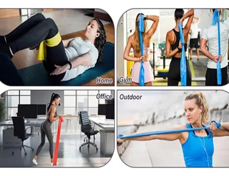 SET DE 4 BANDAS ELASTICAS PARA EJERCICIO Y ENTRENAMIENTO - 2