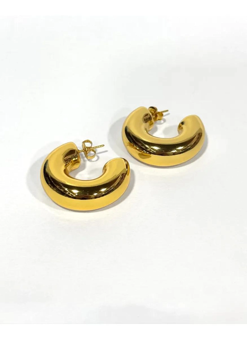 AROS ARGOLLAS GRUESAS DE ACERO INOXIDABLE DE 3 CM - 2