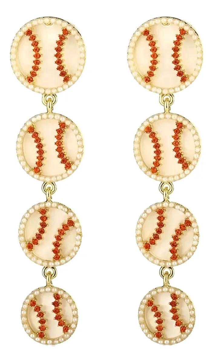 AROS DEPORTIVOS CON DISEÑO DE BE ISBOL Y BALONCESTO PARA USO DIARIO - 1