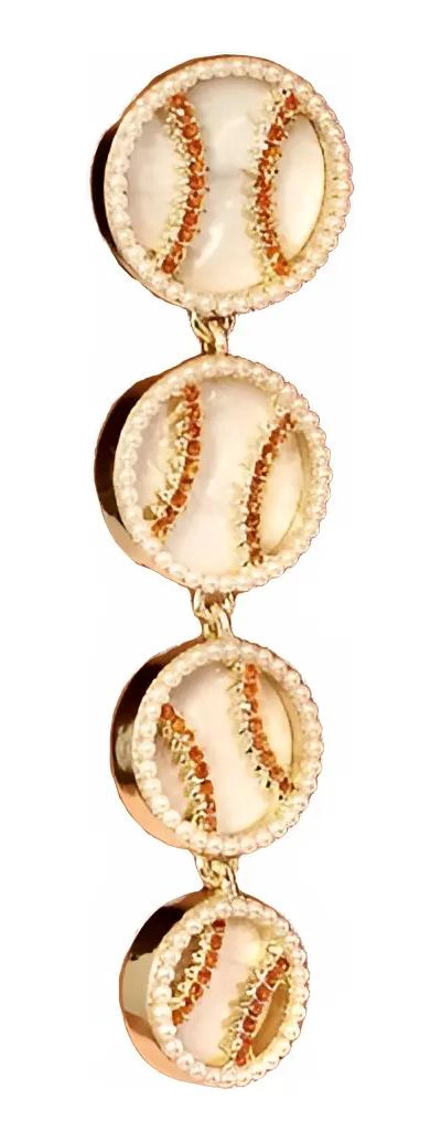 AROS DEPORTIVOS CON DISEÑO DE BE ISBOL Y BALONCESTO PARA USO DIARIO - 2