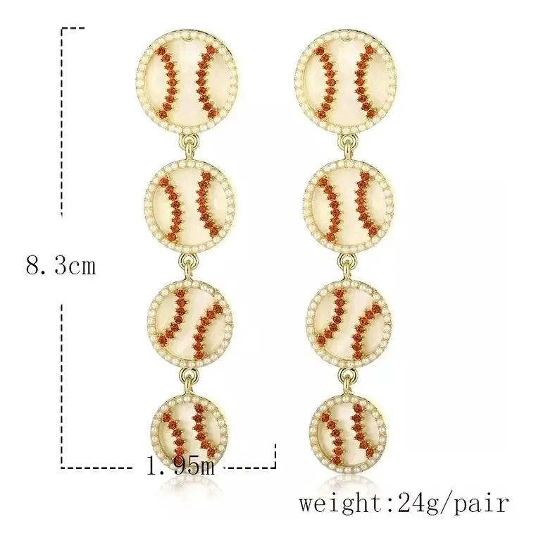 AROS DEPORTIVOS CON DISEÑO DE BE ISBOL Y BALONCESTO PARA USO DIARIO - 5