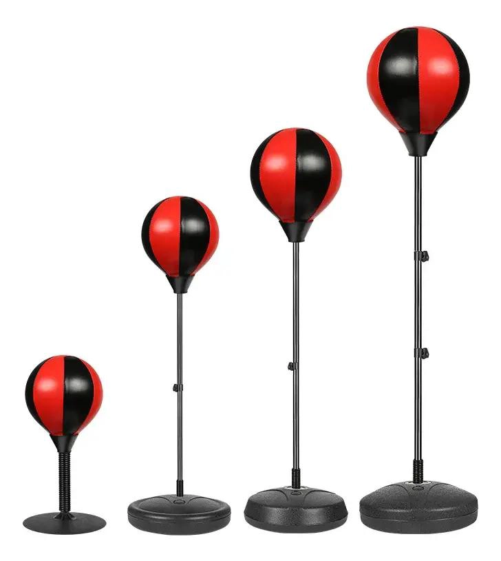 SET DE BOXEO CON PUNCHING BALL PARA NIÑOS CON ALTURA AJUSTABLE Y ENTRENADOR - 4