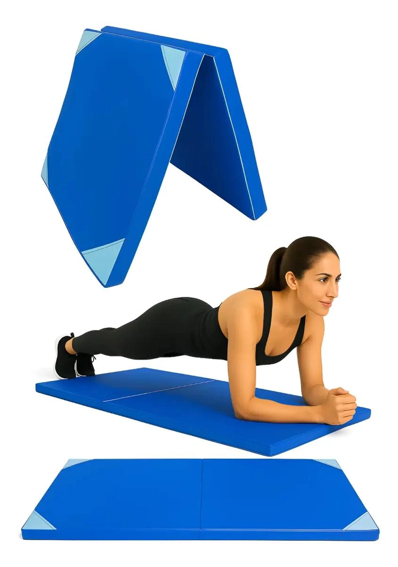 COLCHONETA DEPORTIVA DE TELA LONA OXFORD PARA EJERCICIOS 150X50X5 CM - 1