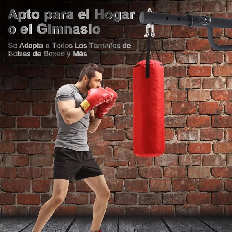 SOPORTE DE PARED RESISTENTE PARA SACO DE BOXEO CON GIRO 360 GRADOS - 4