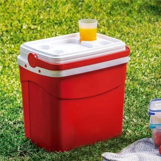 REFRIGERADOR COMPACTO DE 35 LITROS CON DISEÑO EN RATAN Y ASA DE SEGURIDAD - 4