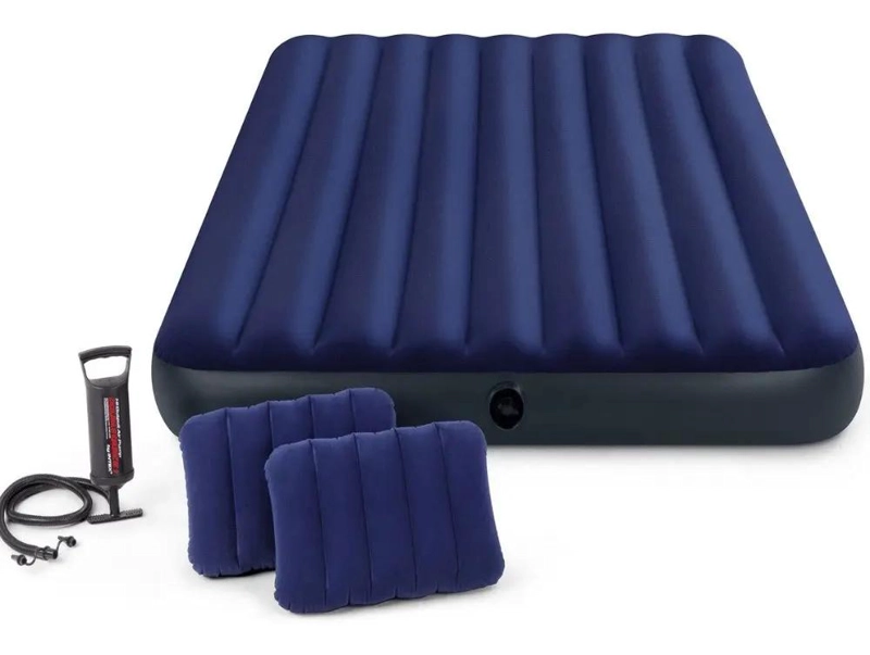 COLCHON INFLABLE PARA DOS PERSONAS CON ALMOHADAS E INFLADOR INCLUIDO - 3