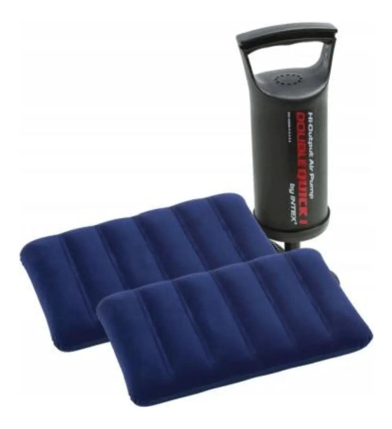 COLCHON INFLABLE PARA DOS PERSONAS CON ALMOHADAS E INFLADOR INCLUIDO - 5