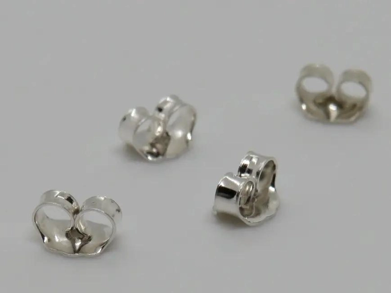 CONJUNTO DE 5 PARES DE TUERCAS PARA PENDIENTES DE PLATA 925 - 3