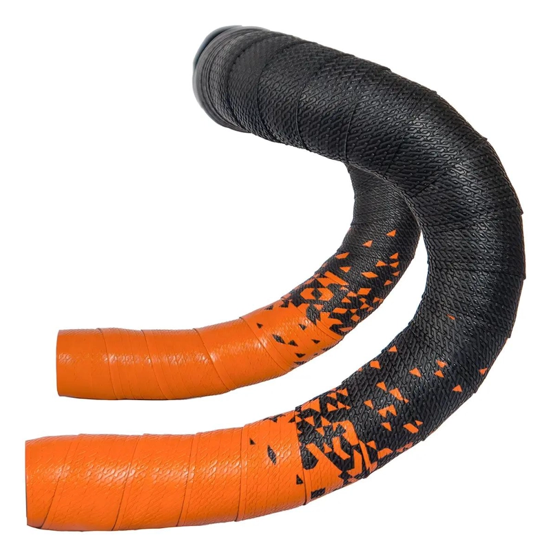 CINTA PARA MANILLAR DE BICICLETA CON TEXTURA ANTIDESLIZANTE COLOR NARANJA - 1