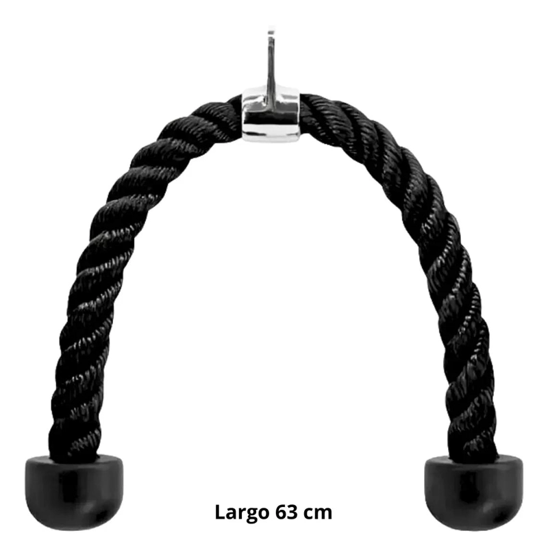 SET COMPLETO PARA ENTRENAMIENTO DE TRICEPS CON POLEA, CORREA Y ACCESORIOS - 2