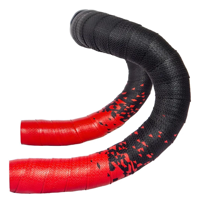 CINTA PARA MANILLAR DE BICICLETA CON TEXTURA ANTIDESLIZANTE COLOR ROJO - 1