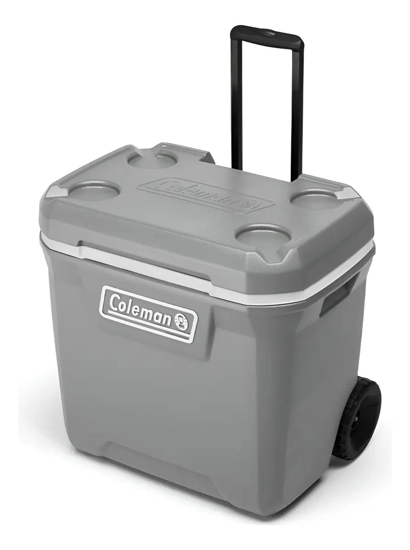 COOLER PORTATIL CON RUEDAS CAPACIDAD 62 LITROS COLOR GRIS - 2