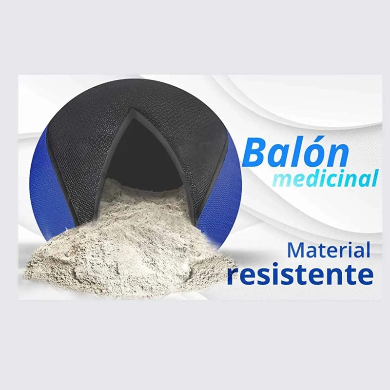 BALON DE PESO CON REBOTE 8 KG PARA ENTRENAMIENTO FUNCIONAL Y CROSSFIT - 5