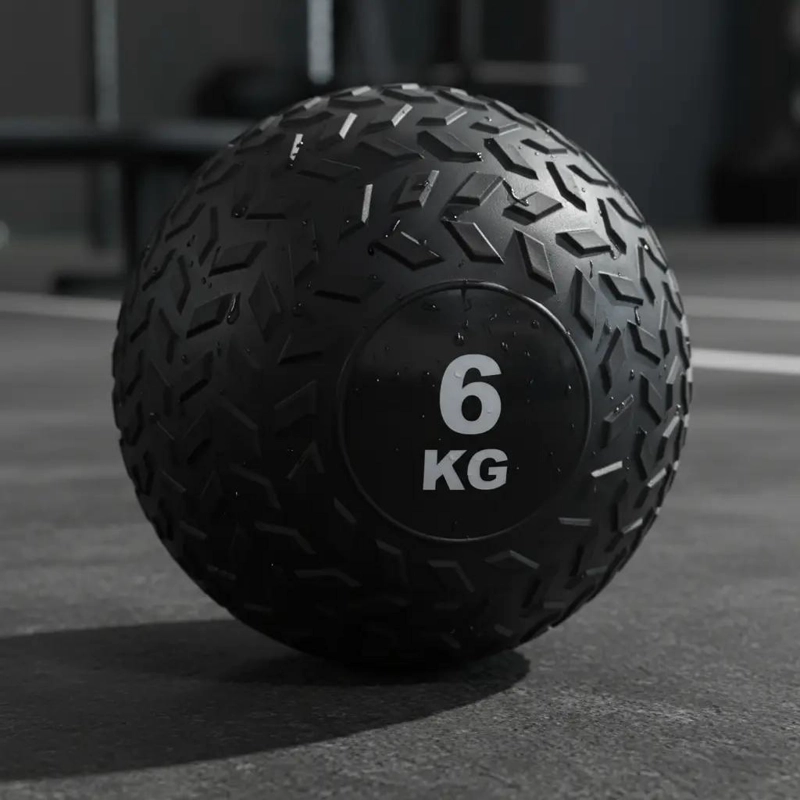 BALON MEDICINAL DE 6 KG PARA ENTRENAMIENTO FUNCIONAL Y FUERZA - 5
