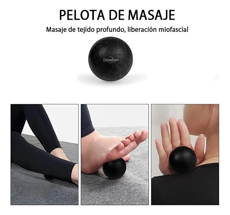 SET COMPLETO DE RODILLOS PARA ELONGACION Y MASAJE CON FOAM PARA YOGA - 5