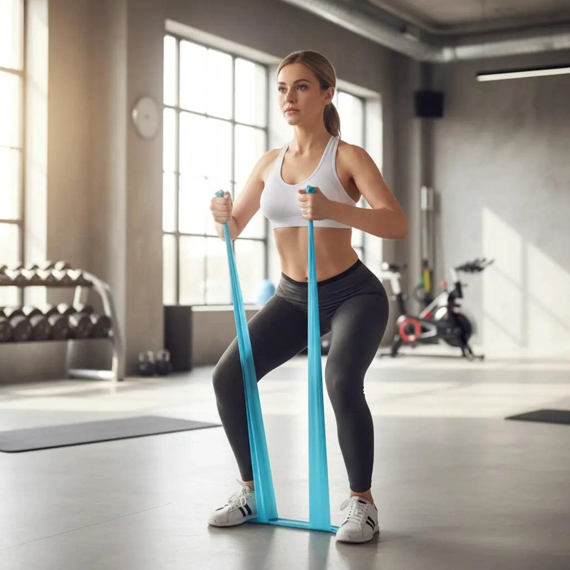 SET DE 3 BANDAS ELASTICAS LARGAS PARA EJERCICIO Y ENTRENAMIENTO - 1