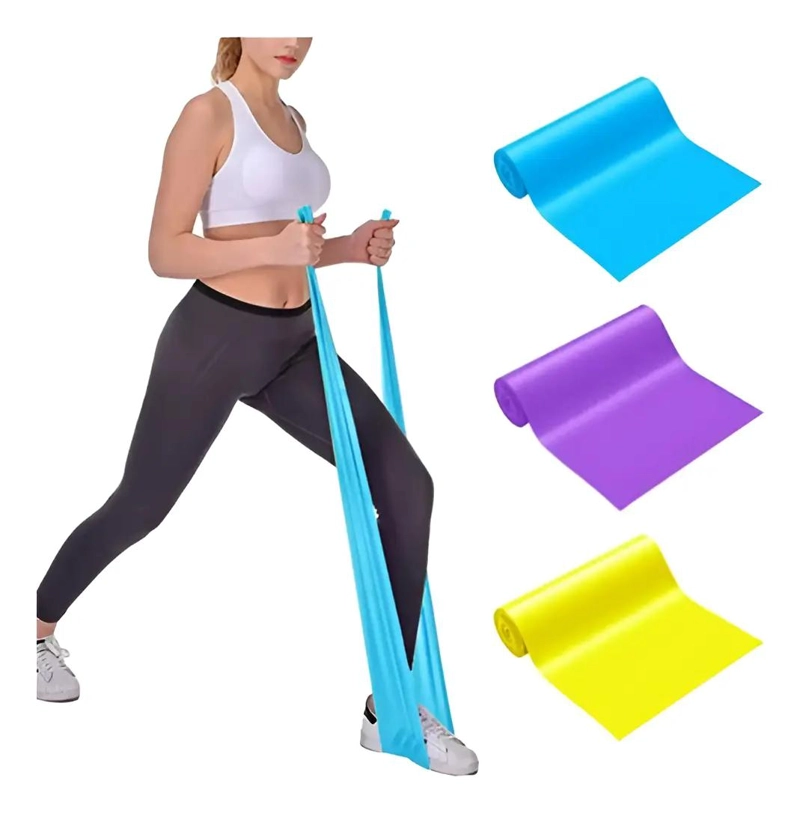 SET DE 3 BANDAS ELASTICAS LARGAS PARA EJERCICIO Y ENTRENAMIENTO - 2