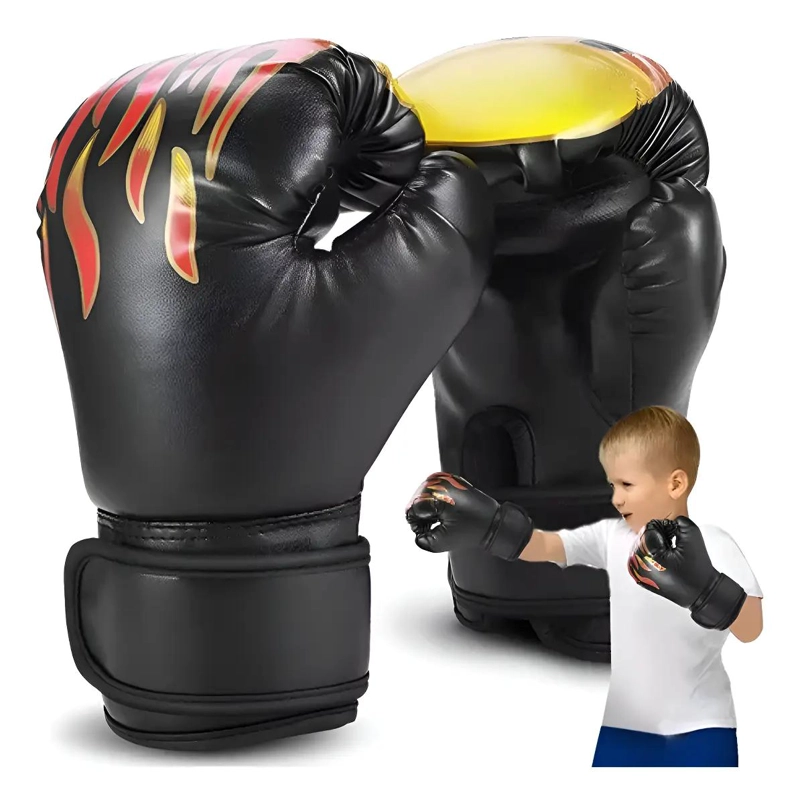 SET DE GUANTES DE BOXEO PARA NIÑOS ENTRENAMIENTO SEGURO Y COMODO - 1