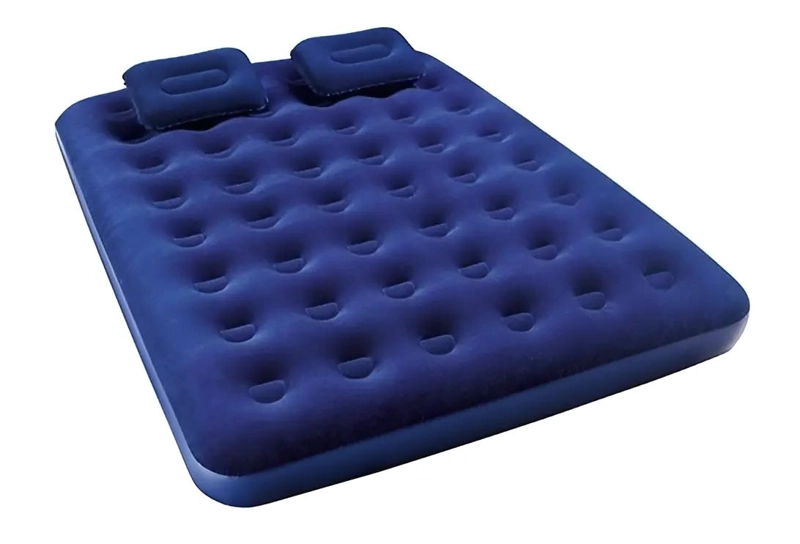 COLCHON INFLABLE QUEEN SIZE 203 CM CON ALMOHADAS INTEGRADAS - 1