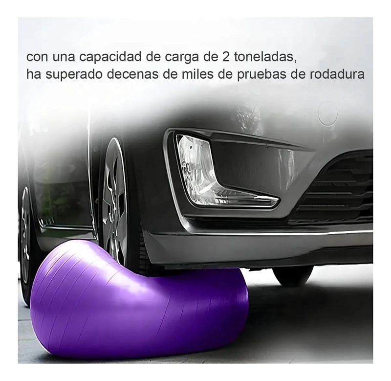 PELOTA DE PILATES DE 55 CM COLOR ROSA CON INFLADOR INCLUIDO - 1