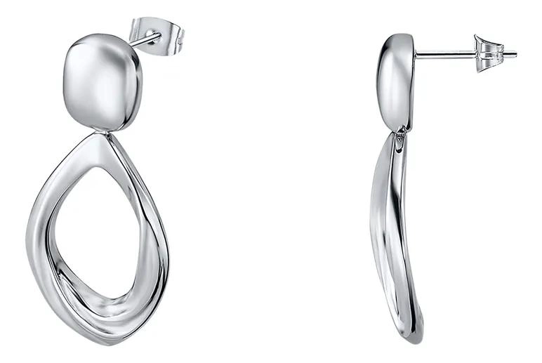 AROS ELEGANTES PARA MUJER DISEÑO URBANO CON ACABADO BRILLANTE - 2