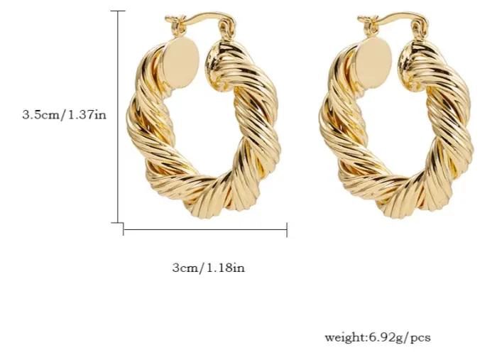 PENDIENTES DE ARO PARA MUJER EN ACERO INOXIDABLE RESISTENTE Y ELEGANTE - 3