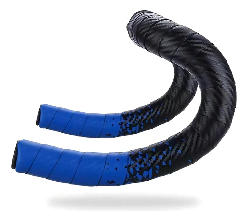 CINTA DE MANILLAR ANTIDESLIZANTE PARA BICICLETA EN COLOR AZUL - 1