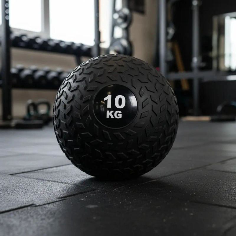 BALON MEDICINAL DE 10 KG PARA ENTRENAMIENTO FUNCIONAL Y CROSSFIT - 1