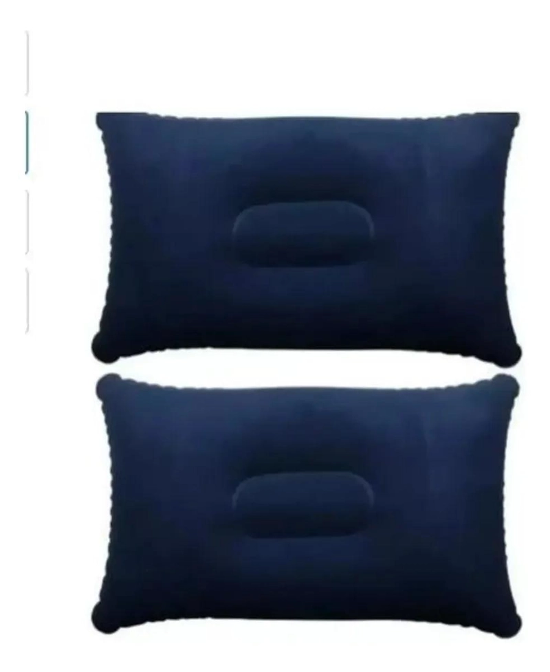 COLCHON INFLABLE PARA DOS PERSONAS CON INFLADOR MANUAL Y DOS ALMOHADAS - 4