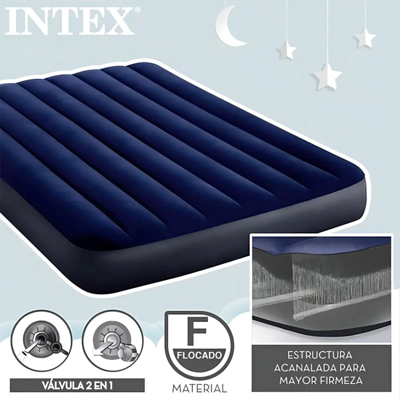 COLCHON INFLABLE PARA USO DOME STICO CON SUPERFICIE SUAVE Y RESISTENTE - 4