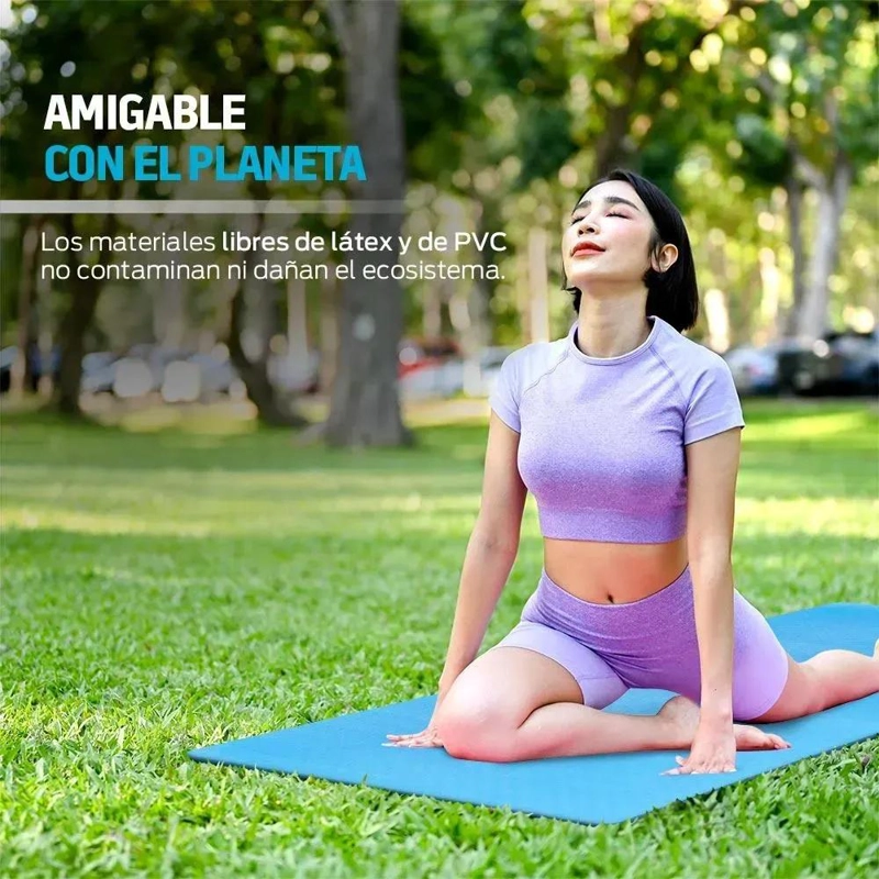 MAT DE YOGA ANTIDESLIZANTE Y PLEGABLE DE GOMA EVA PARA EJERCICIOS - 3