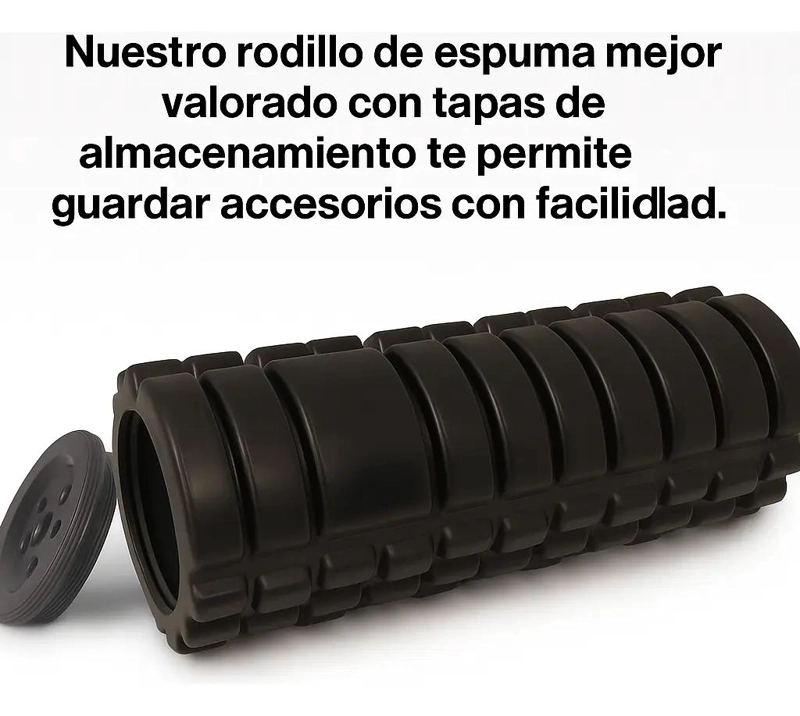 RODILLO DE ESPUMA PARA MASAJE Y ELONGACION CON SET COMPLETO - 3